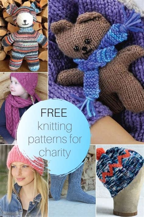 free knitting patterns for charity